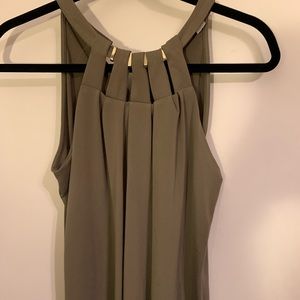 NY&C olive green tank top